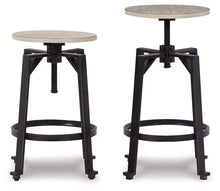 Load image into Gallery viewer, Karisslyn Whitewash/Black Counter Height Stool image
