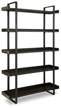 Load image into Gallery viewer, Kevmart Grayish Brown/Black Bookcase image
