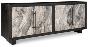 Lakenwood Black/Gray/Ivory Accent Cabinet image