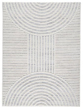 Load image into Gallery viewer, Lambworth Gray/Cream 5&#39;3&quot; x 7&#39; Rug image
