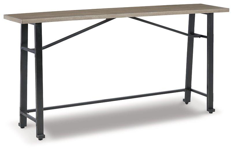 Lesterton Light Brown/Black Long Counter Table image