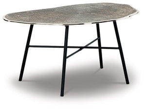 Laverford Chrome/Black Coffee Table image