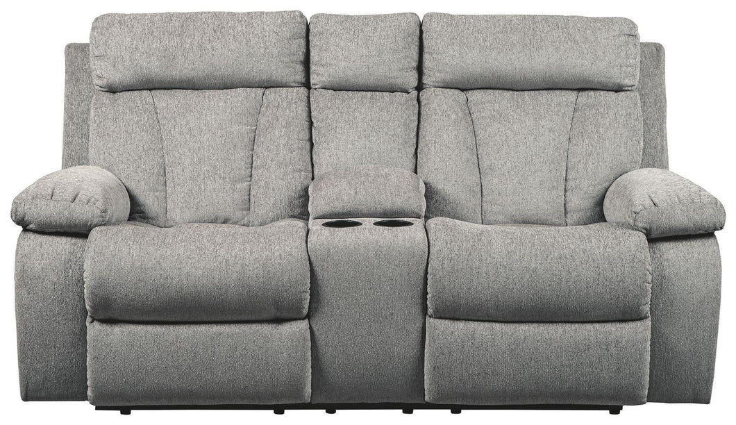 Mitchiner - Dbl Rec Loveseat W/console image