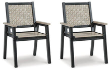 Load image into Gallery viewer, Mount Valley Driftwood/Black Arm Chair (set Of 2) image
