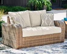 Load image into Gallery viewer, Sandy Bloom Outdoor Loveseat with Cushion image
