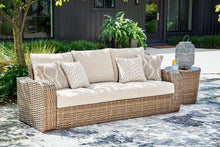 Load image into Gallery viewer, Sandy Bloom Outdoor Sofa with Cushion image
