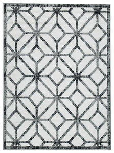 Reidland Black/Cream/Gray 7'10" x 9'10" Rug image