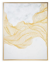 Load image into Gallery viewer, Richburgh White/Gold Finish Wall Art image

