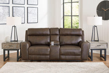 Load image into Gallery viewer, Roman Power Reclining Loveseat with Console image
