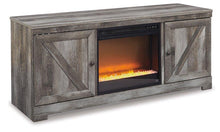 Load image into Gallery viewer, Wynnlow 63&quot; TV Stand with Electric Fireplace image
