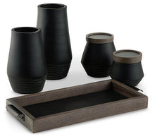 Load image into Gallery viewer, Valentmore Black/Gray Accessory Set (Set of 5) image
