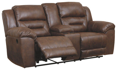 Stoneland - Dbl Rec Loveseat W/console image