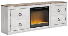 Load image into Gallery viewer, Willowton TV Stand with Electric Fireplace image
