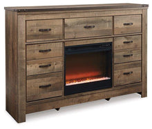 Load image into Gallery viewer, Trinell Dresser with Electric Fireplace image
