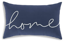 Load image into Gallery viewer, Velvetley Navy/White Pillow image
