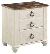 Load image into Gallery viewer, Willowton - Two Drawer Night Stand image
