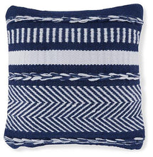 Load image into Gallery viewer, Yarnley Navy/White Pillow image
