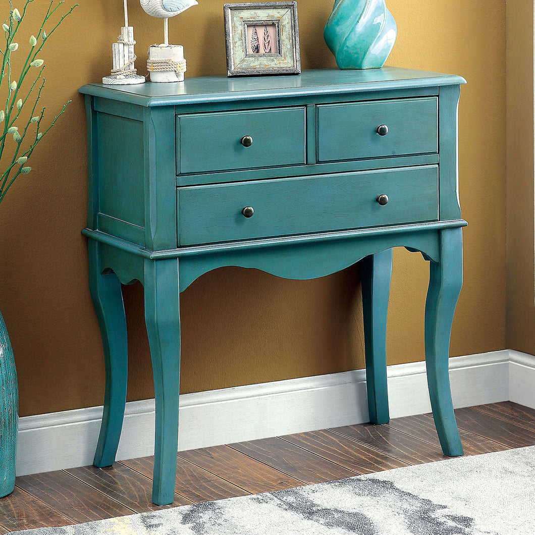 SIAN Antique Teal Hallway Cabinet