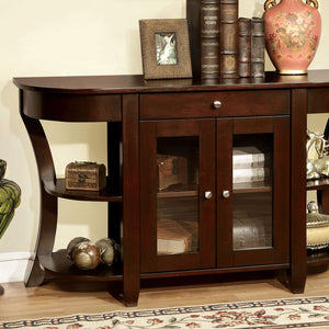 NEWELL Dark Cherry Console Table