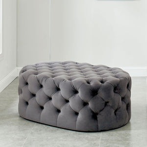 Malina Beige Ottoman