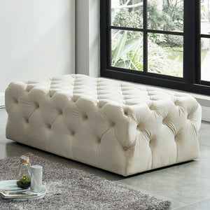 Celina Beige Ottoman