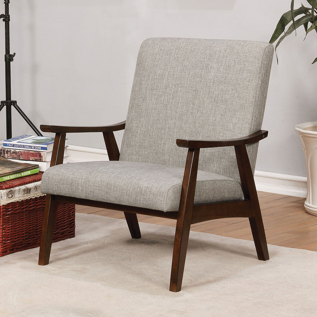 Deena Light Gray Accent Chair