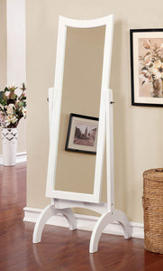 Benita White Standing Mirror