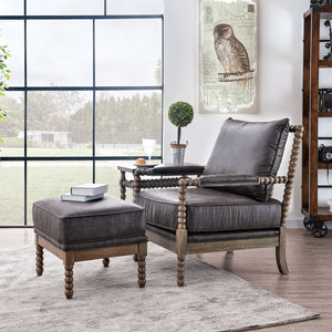 Gray Accent Chair Set