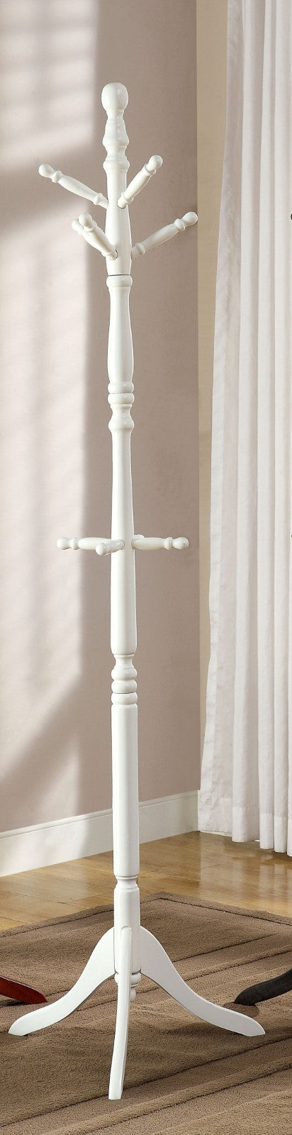 Putnam White Coat Rack