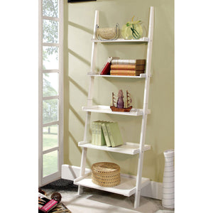 Sion White Ladder Shelf