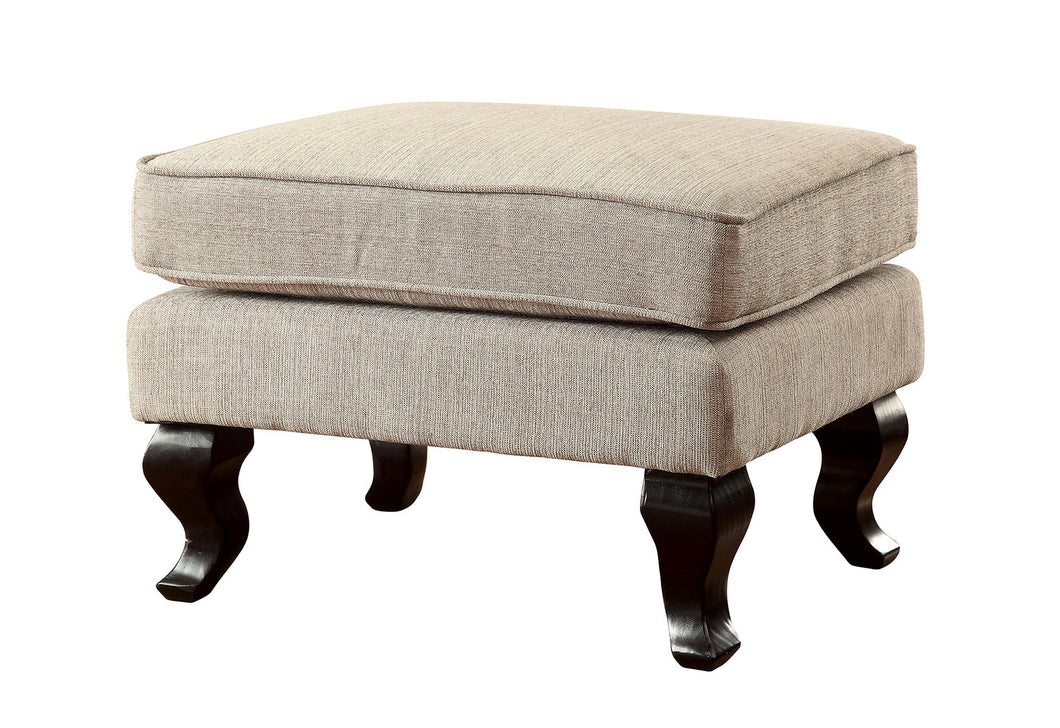 WILLOW Beige Ottoman