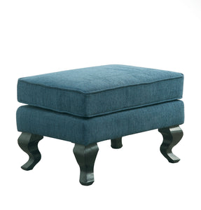 WILLOW Dark Teal Ottoman