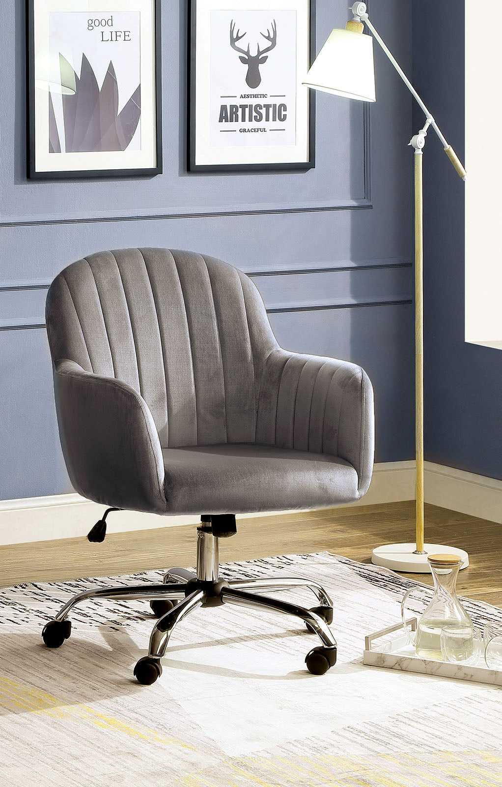 Valery Gray Office Chair