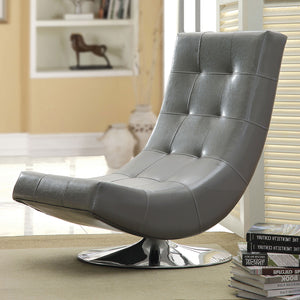 Trinidad Gray Swivel Accent Chair