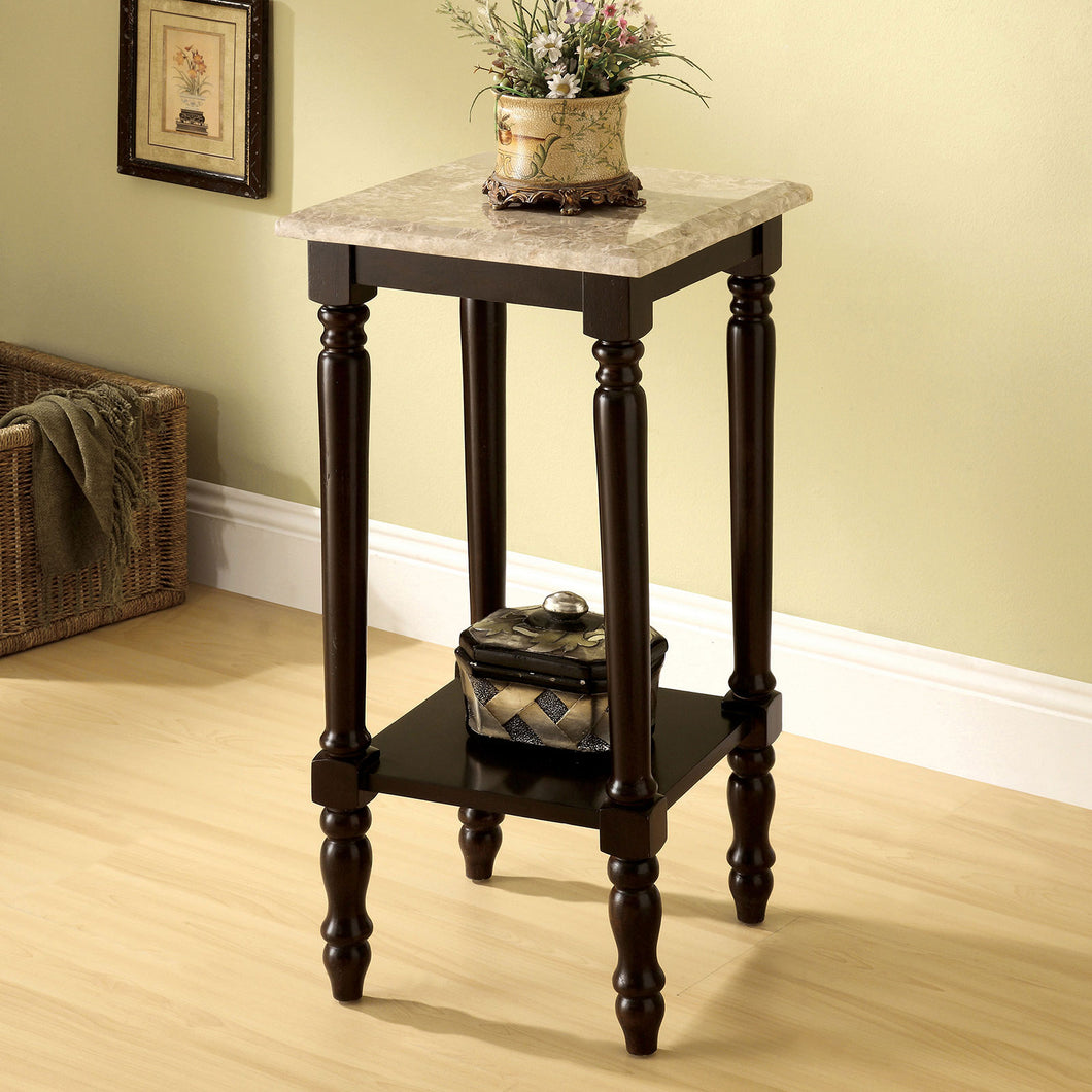 Santa Clarita Dark Cherry/Ivory Square Stand