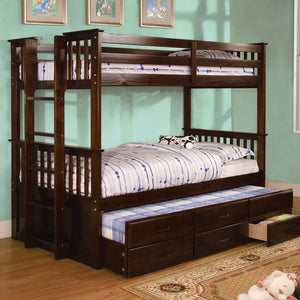 University II Dark Walnut Twin/Twin Bunk Bed