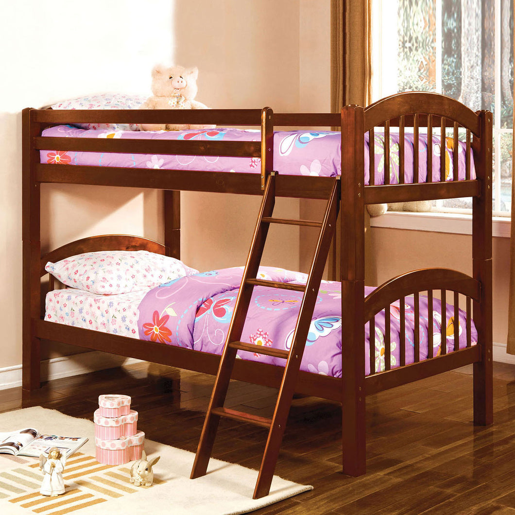 Coney Island Cherry Twin/Twin Bunk Bed