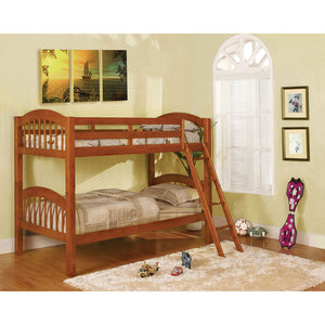 Coney Island Oak Twin/Twin Bunk Bed