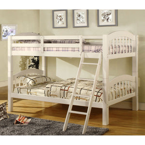 Coney Island White Twin/Twin Bunk Bed