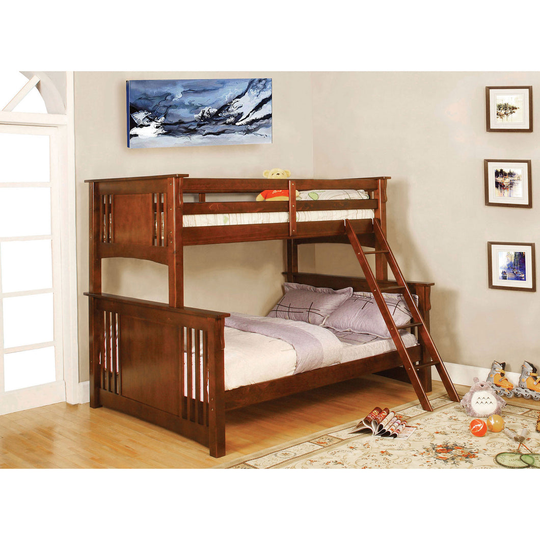 Spring Creek Oak Twin/Full Bunk Bed