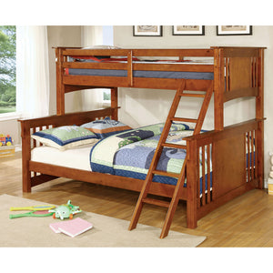 SPRING CREEK Oak Twin XL/Queen Bunk Bed