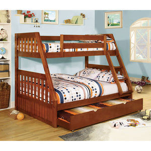 Canberra Oak Twin/Full Bunk Bed