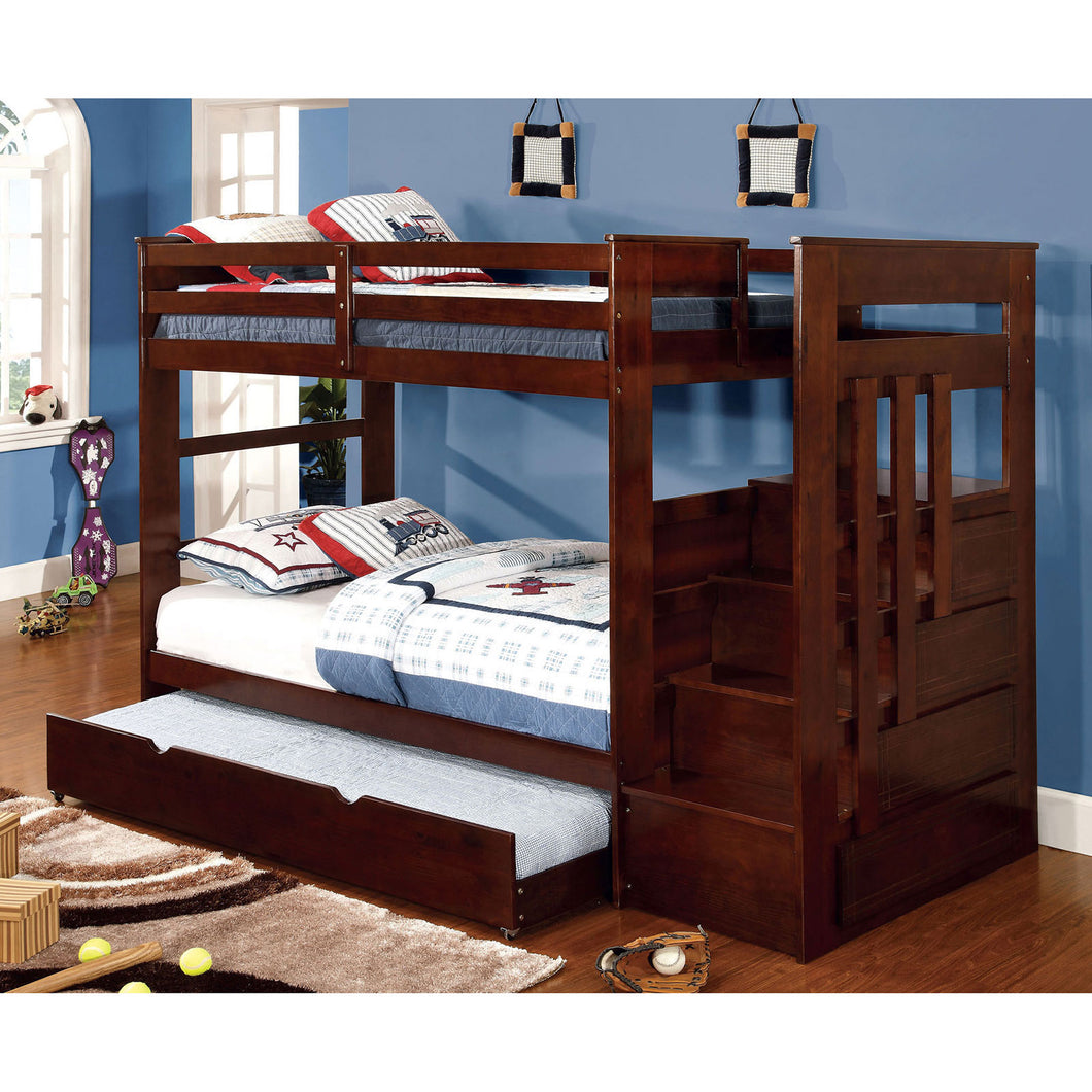 Woodridge Dark Walnut Twin/Twin Bunk Bed