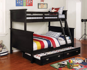 Marci Black Twin/ Full Bunk Bed