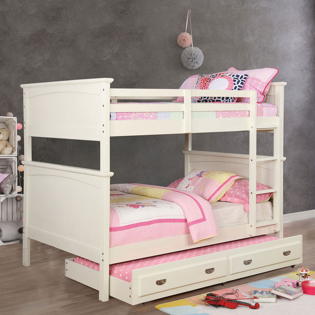 Marci White Full/ Full Bunk Bed