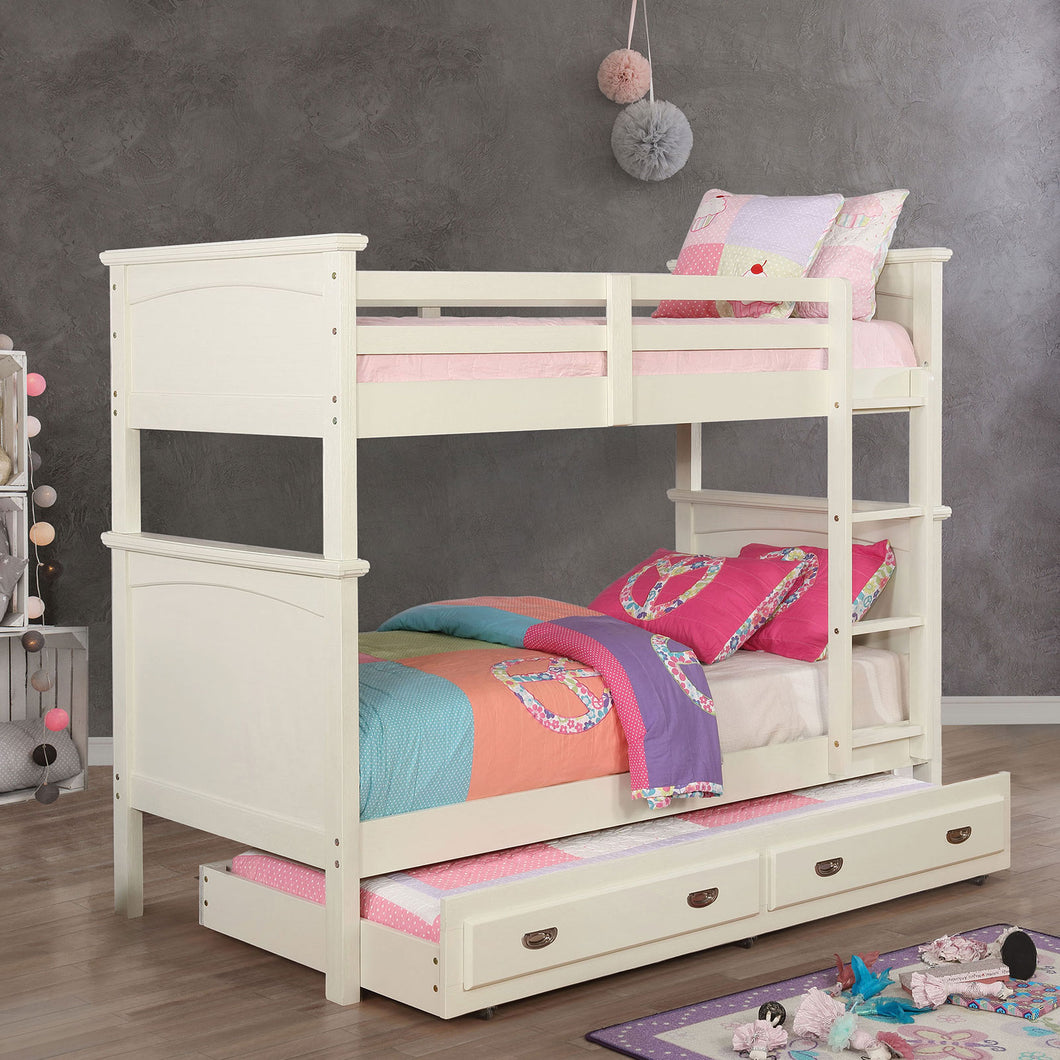 Marci White Twin/Twin Bunk Bed