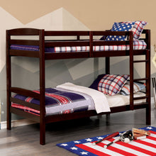 Load image into Gallery viewer, Elaine Wire-Brushed Warm Gray Twin/Twin Bunk Bed image
