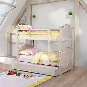 Hermine White Twin/Twin Bunk Bed