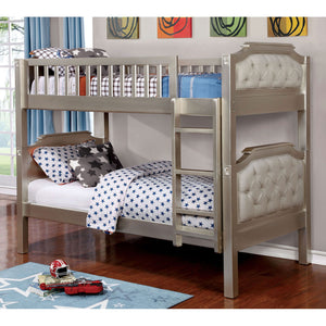 Beatrice Champagne Twin/Twin Bunk Bed