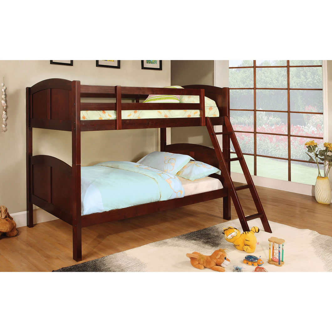 Rexford Cherry Twin/Twin Bunk Bed